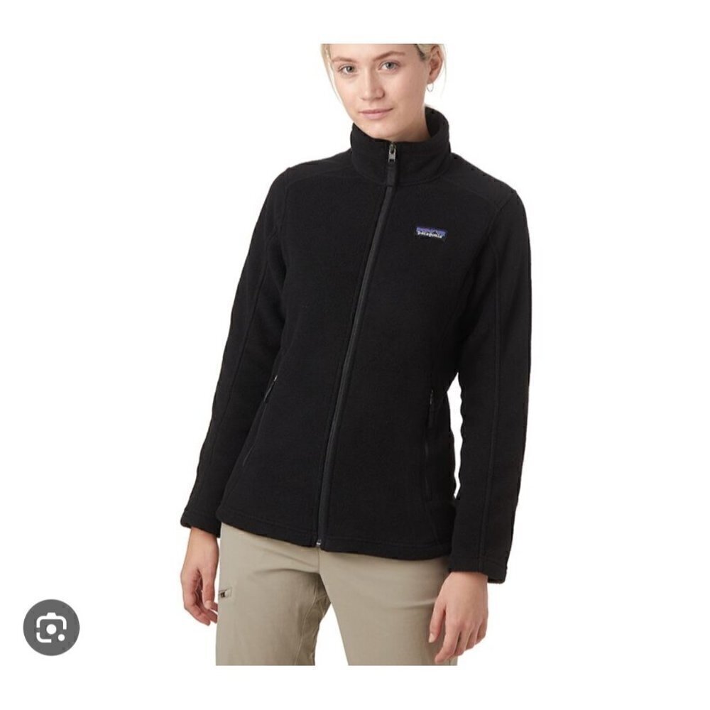 Patagonia Classic Synchilla full zip fleece jacket , Black, Size S F14